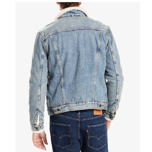 Men's Levi's Sherpa-Lined Trucker Jacket - Picture 2 of 2